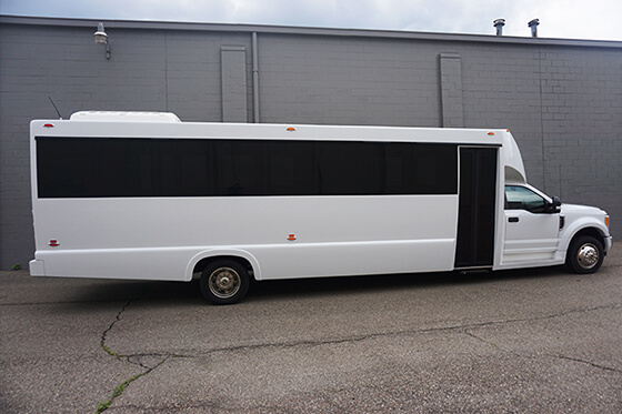 Limo buses in San Diego